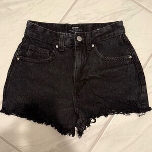 Cotton On Black Denim Shorts
